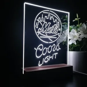 New York Mets Coors Light LED Desk Light