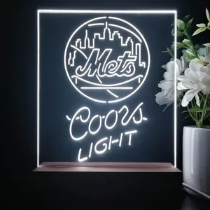 New York Mets Coors Light LED Desk Light