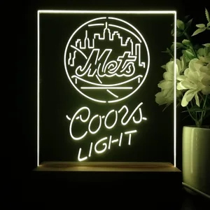 New York Mets Coors Light LED Desk Light