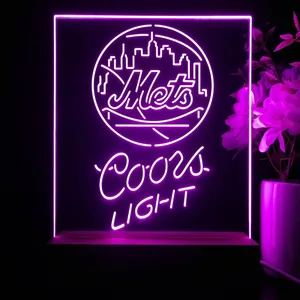 New York Mets Coors Light LED Desk Light