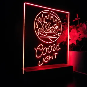 New York Mets Coors Light LED Desk Light