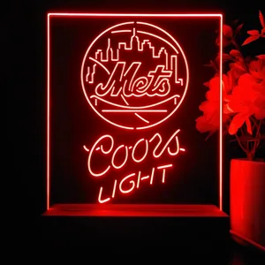 New York Mets Coors Light LED Desk Light