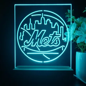 New York Mets Logo 1 LED Desk Light