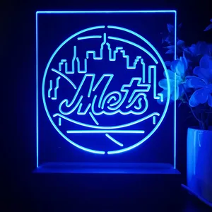 New York Mets Logo 1 LED Desk Light