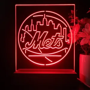 New York Mets Logo 1 LED Desk Light