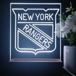 New York Rangers Logo LED Desk Light