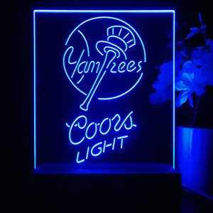 New York Yankees Coors Light LED Desk Light