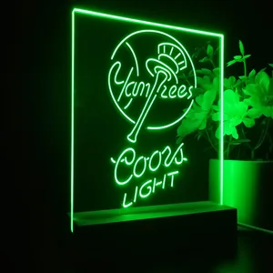 New York Yankees Coors Light LED Desk Light