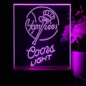 New York Yankees Coors Light LED Desk Light