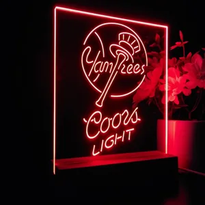 New York Yankees Coors Light LED Desk Light