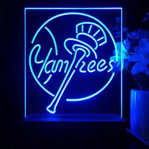New York Yankees Logo 1 LED Desk Light