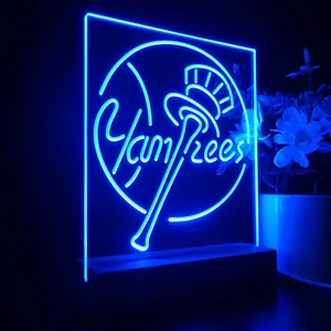 New York Yankees Logo 1 LED Desk Light