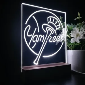 New York Yankees Logo 1 LED Desk Light
