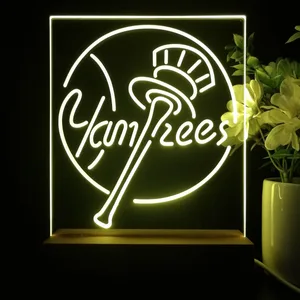 New York Yankees Logo 1 LED Desk Light