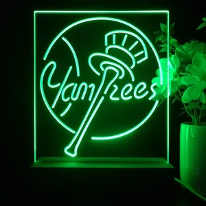 New York Yankees Logo 1 LED Desk Light