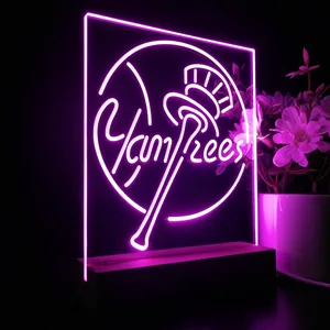 New York Yankees Logo 1 LED Desk Light