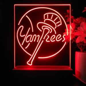 New York Yankees Logo 1 LED Desk Light