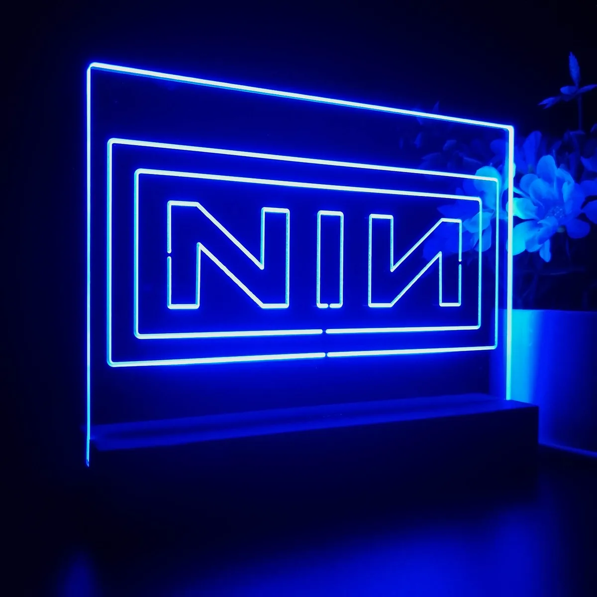 Nine Inch Nails NIN LED Desk Light