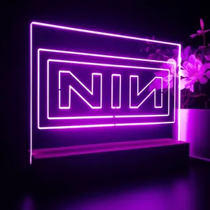 Nine Inch Nails NIN LED Desk Light