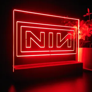 Nine Inch Nails NIN LED Desk Light