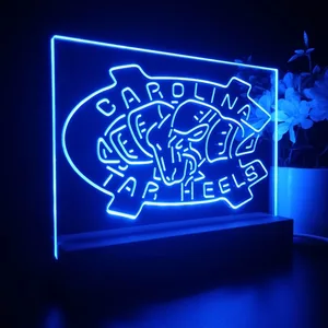 North Carolina Tar Heels Logo 1 LED Desk Light
