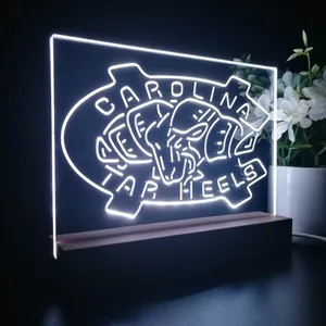 North Carolina Tar Heels Logo 1 LED Desk Light