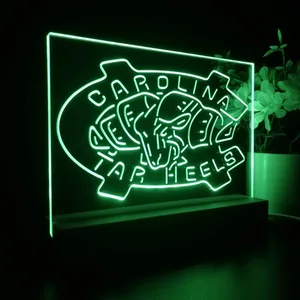 North Carolina Tar Heels Logo 1 LED Desk Light