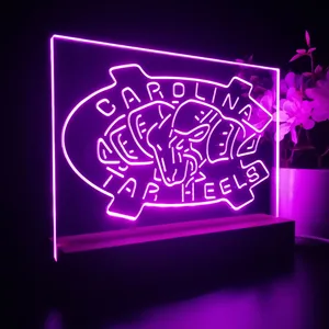 North Carolina Tar Heels Logo 1 LED Desk Light