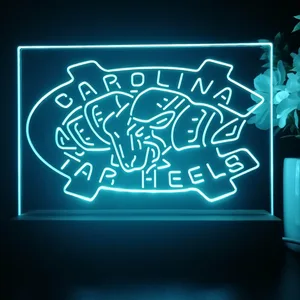 North Carolina Tar Heels Logo 1 LED Desk Light