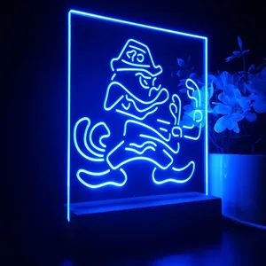 Notre Dame Fighting Irish Logo LED Desk Light