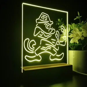 Notre Dame Fighting Irish Logo LED Desk Light