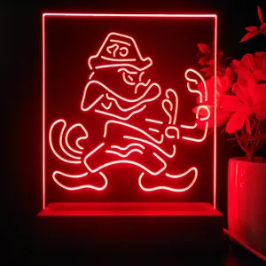 Notre Dame Fighting Irish Logo LED Desk Light