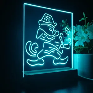 Notre Dame Fighting Irish Logo LED Desk Light