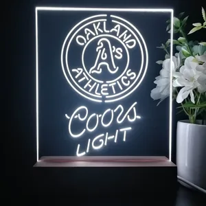 Oakland Athletics Coors Light LED Desk Light