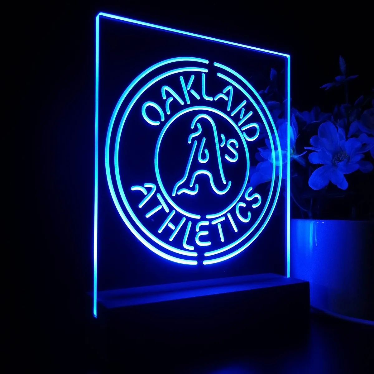 Oakland Athletics Logo 1 LED Desk Light
