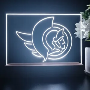 Ottawa Senators Logo LED Desk Light
