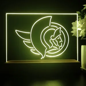 Ottawa Senators Logo LED Desk Light