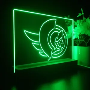 Ottawa Senators Logo LED Desk Light