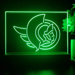 Ottawa Senators Logo LED Desk Light