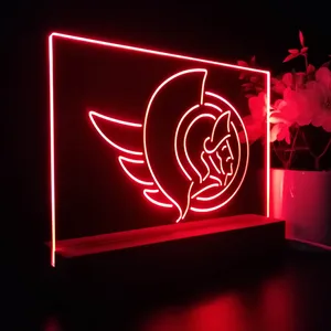 Ottawa Senators Logo LED Desk Light