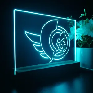 Ottawa Senators Logo LED Desk Light