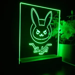 Overwatch Dva Bunny LED Desk Light