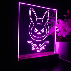 Overwatch Dva Bunny LED Desk Light