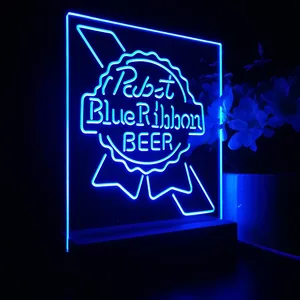 Pabst Blue Ribbon Ribbon 1 LED Desk Light
