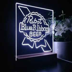 Pabst Blue Ribbon Ribbon 1 LED Desk Light