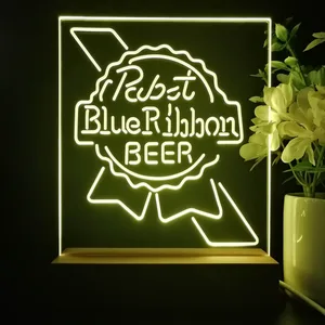 Pabst Blue Ribbon Ribbon 1 LED Desk Light