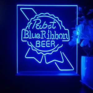 Pabst Blue Ribbon Ribbon 1 LED Desk Light