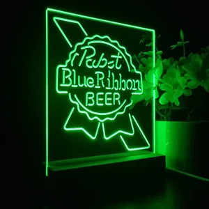 Pabst Blue Ribbon Ribbon 1 LED Desk Light