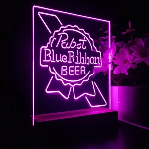 Pabst Blue Ribbon Ribbon 1 LED Desk Light