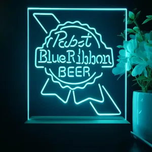 Pabst Blue Ribbon Ribbon 1 LED Desk Light